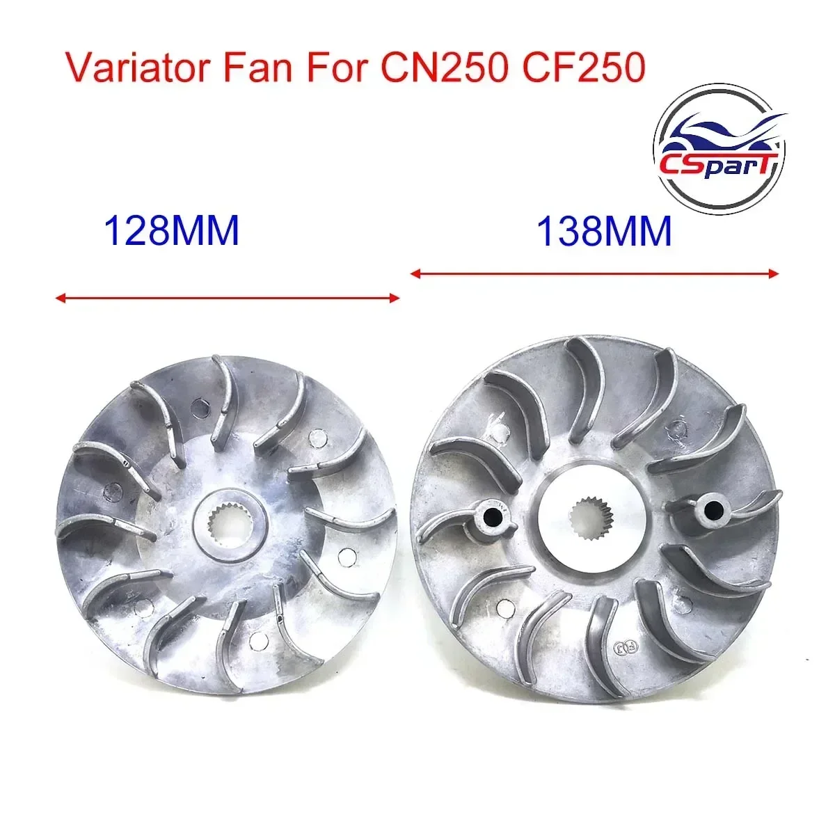128MM 138MM 21T wentylator wariatora CVT CN250 CF250 250CC 172MM V3 V5 Baja Baotian Kazuma Kinroad wydma Taotao Buggy ATV skuter