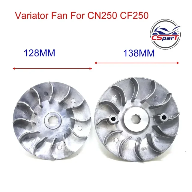 128MM 138MM 21T wentylator wariatora CVT CN250 CF250 250CC 172MM V3 V5 Baja Baotian Kazuma Kinroad wydma Taotao Buggy ATV skuter