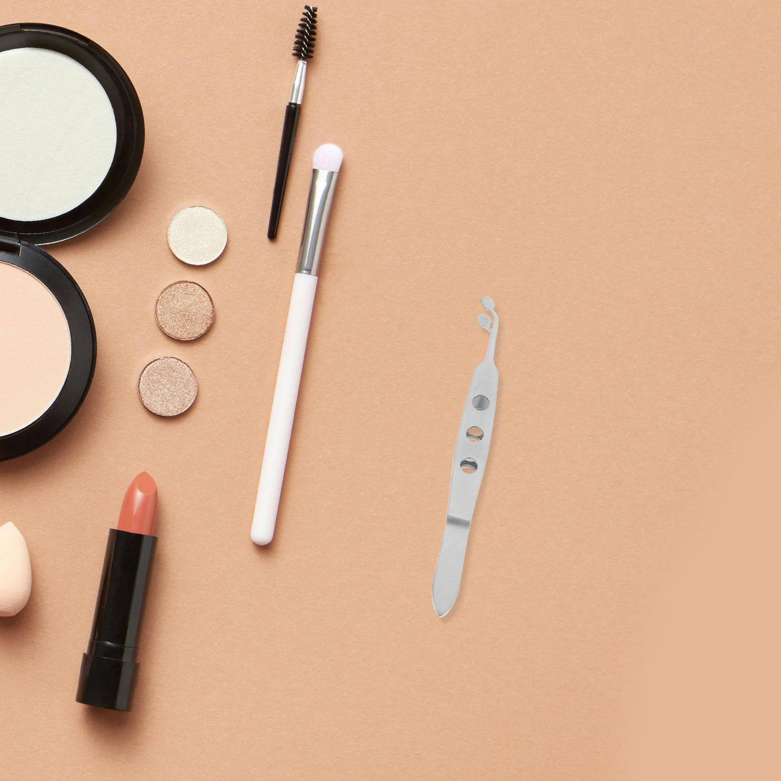 

Precision Eyelid Massage Tweezers Meibomian Expressor Steel Round Tip Eyelid Care Tool for Men Women Travel Round Tip Tweezers