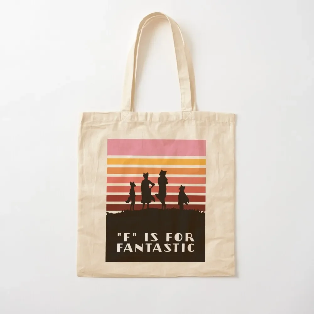 F is for Fantastic Mr. fox and Family Tote Bag large tote bag the tote bag women bags luxury women