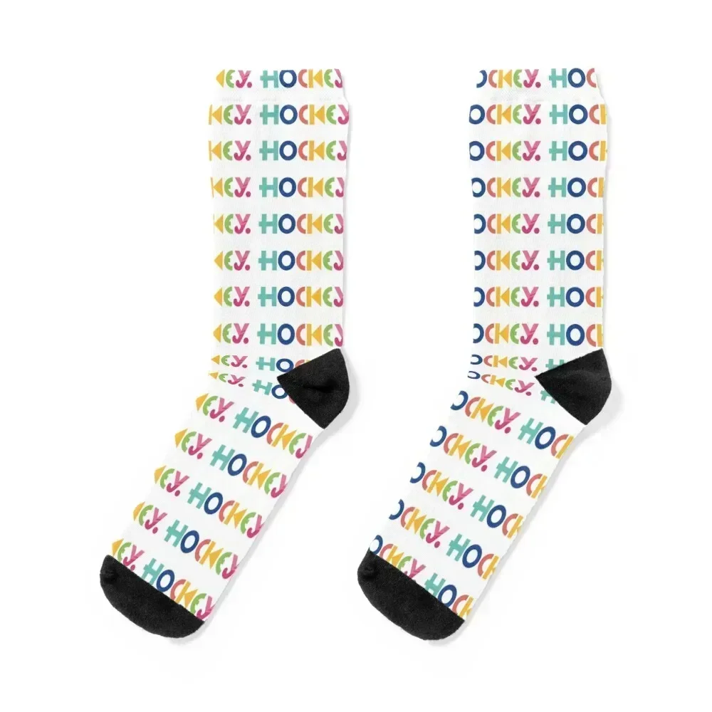 

Hockey logo Socks funny sock Non-slip luxury Socks For Girls Men's