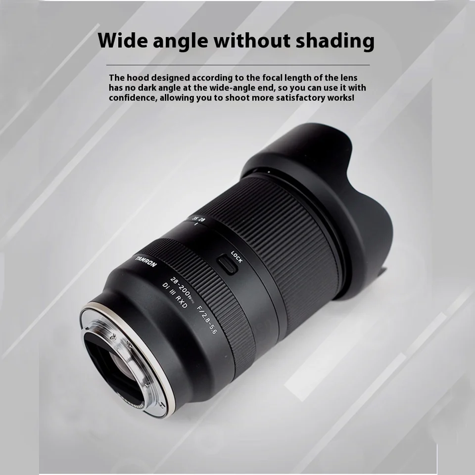 HA036 67mm Reverse flower Lens Hood cover for tamron 28-75 F2.8 28