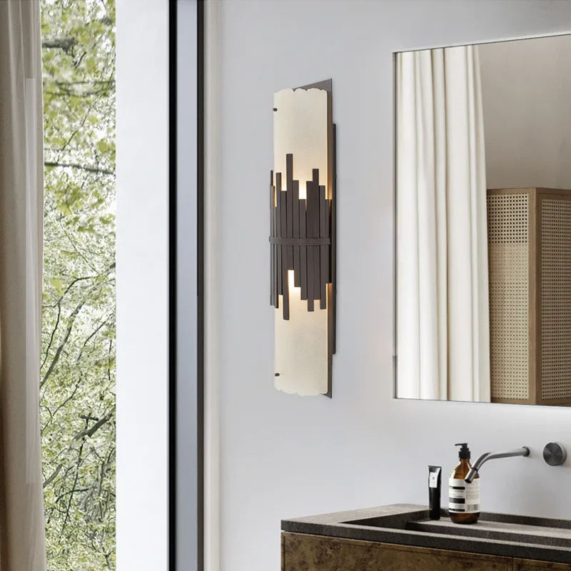 

Nordic Personality Creative Metal Wall Lamp Modern Minimalist Art Model Room Living Room Background Wall Bedroom Bedside Lamp