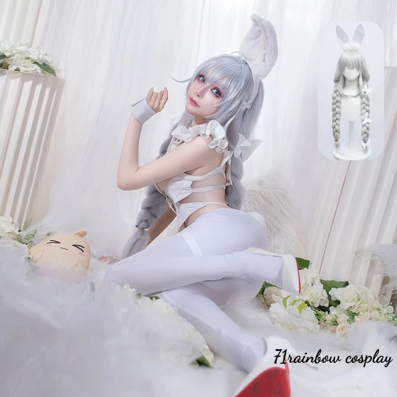 MNF Le Malin Cosplay Game Azur Lane MNF Le Malin Bunny Girl Cosplay Costume Woman Christmas Sets Wig Costumes Azur Lane Cosplay