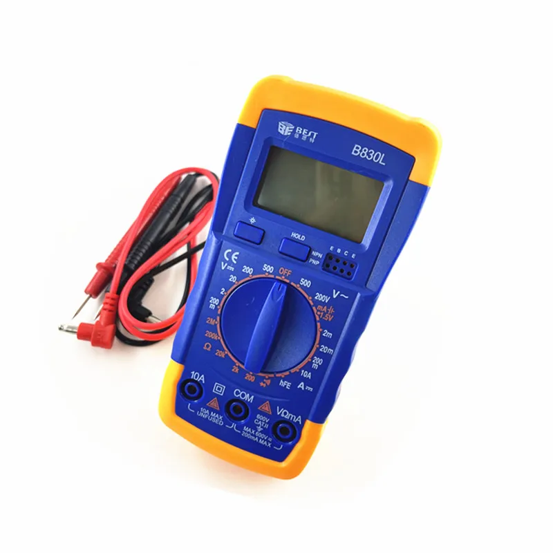 B830L Digital multimeter Capacitor Resistance Inductance Measuring instrument electrician universal tester Multifunction image 3