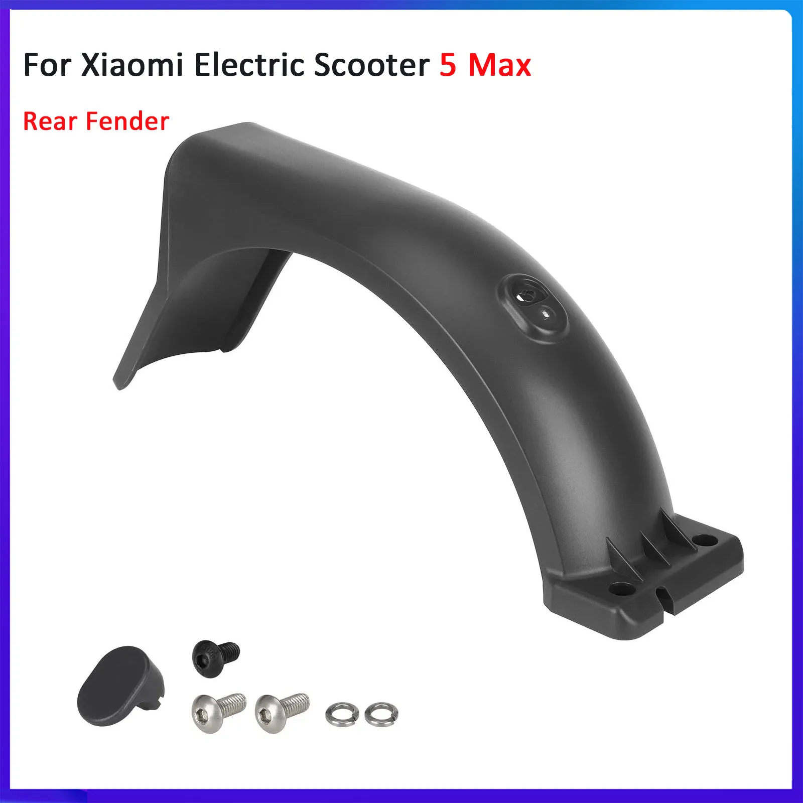 

Rear Fender Mudguard Mud Guard For Xiaomi Electric Scooter 5 Max Replacement with Mounting Screws and Hook Set Parts
