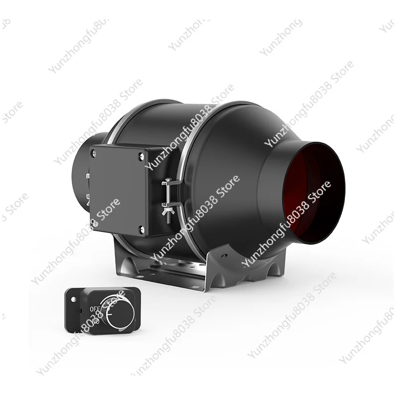 

Inline Duct Fan EC Motor 4 Inch Ventilation 110/220V For Heating Cooling, Hydroponic, Mushroom Growing, Bathroom Exhaust Fan