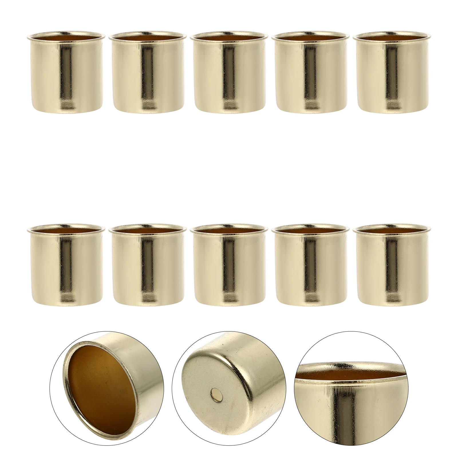 

Cup Holder Accessories Iron Material Reusable Portable Home Decor Wedding Banquet DIY Candles Table Candlestick Decor