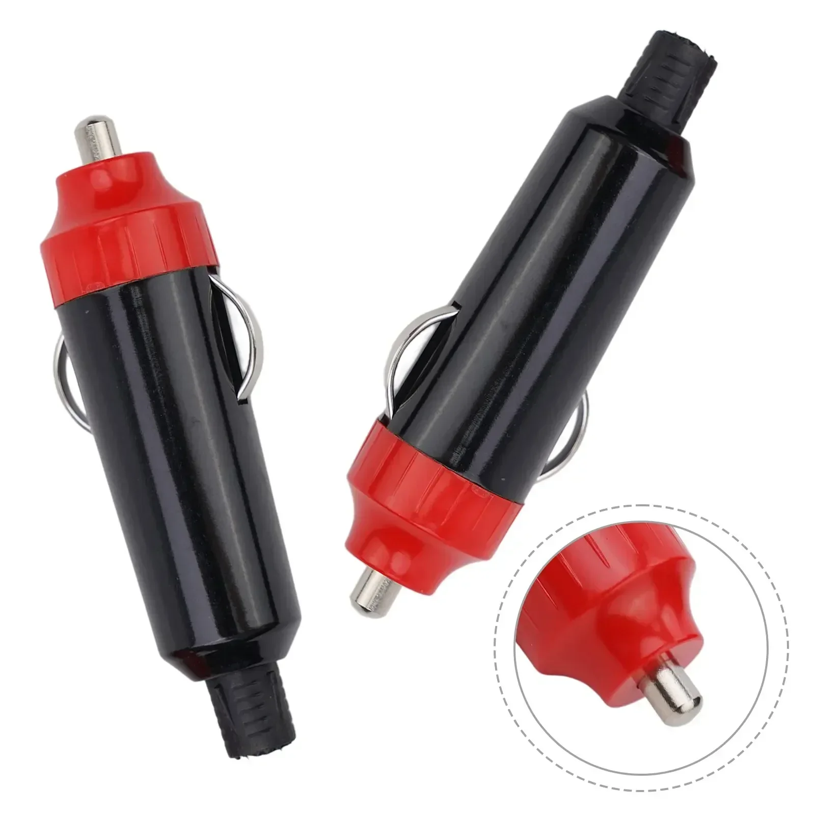 cigarette lighter male socket 2Pcs DC 12V 24V Car-Cigarette-Lighter Socket Plug Connector Waterproof Male  Car Socket Plug Connector Car Supplies
