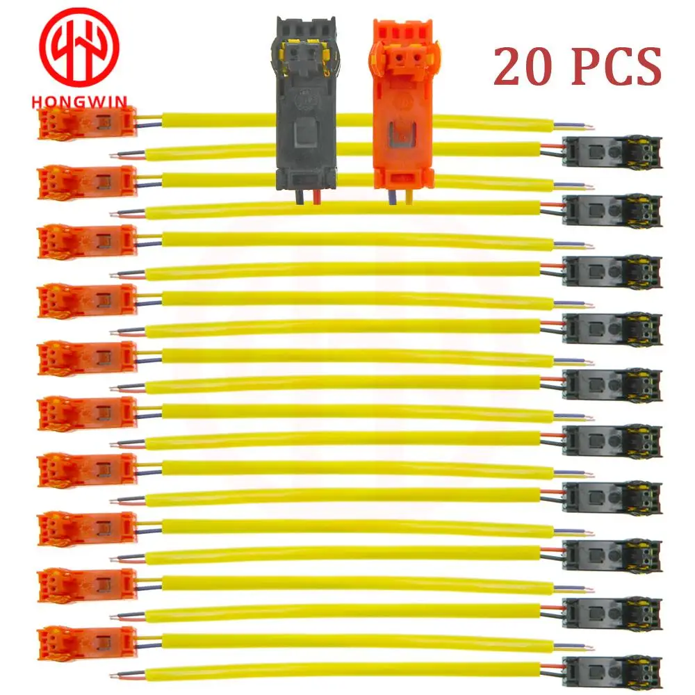 1/10 Set 2PIN Steering wheel wire Connector Plug Harness For Toyota Corolla Camry Nissan Tida Mazda Hyundai Elantra