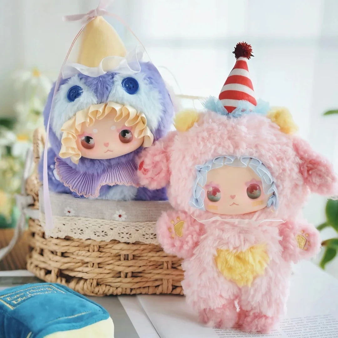 本物の素敵なエマフレーバーツイストシリーズビニールぬいぐるみブラインドボックスかわいい人形モデルペンダント装飾ミステリーボックスカスタマイズされたギフトおもちゃ