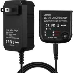 LCS1620 New Li-ion Battery 12V-18V Charger Suitable for Black&Decker LBXR20 LBX2040 Electric Tools Li-thium Electric Charger