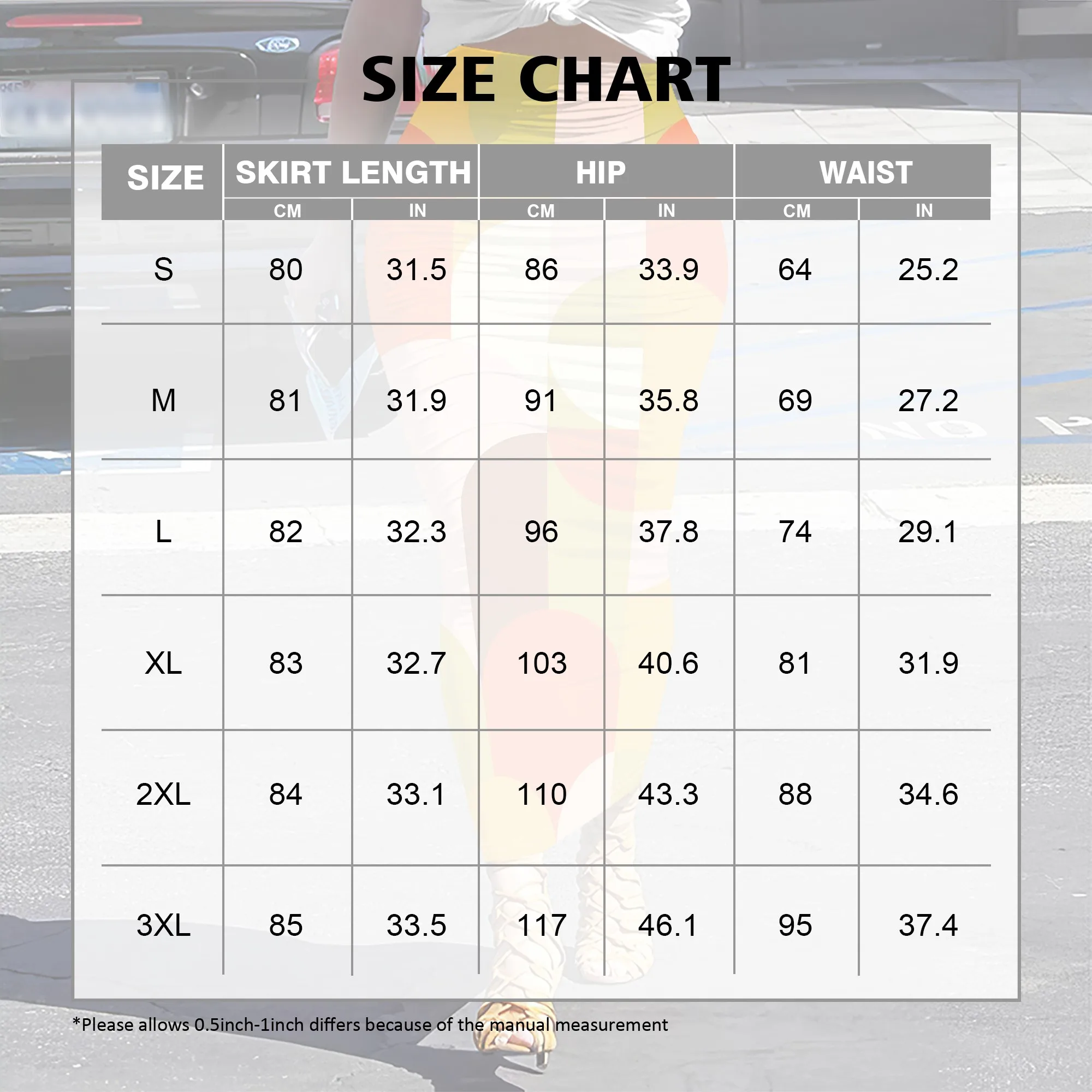 Nupusa Jupe imprimée cercle coloré pour femme Jupe longue moulante taille haute décontractée