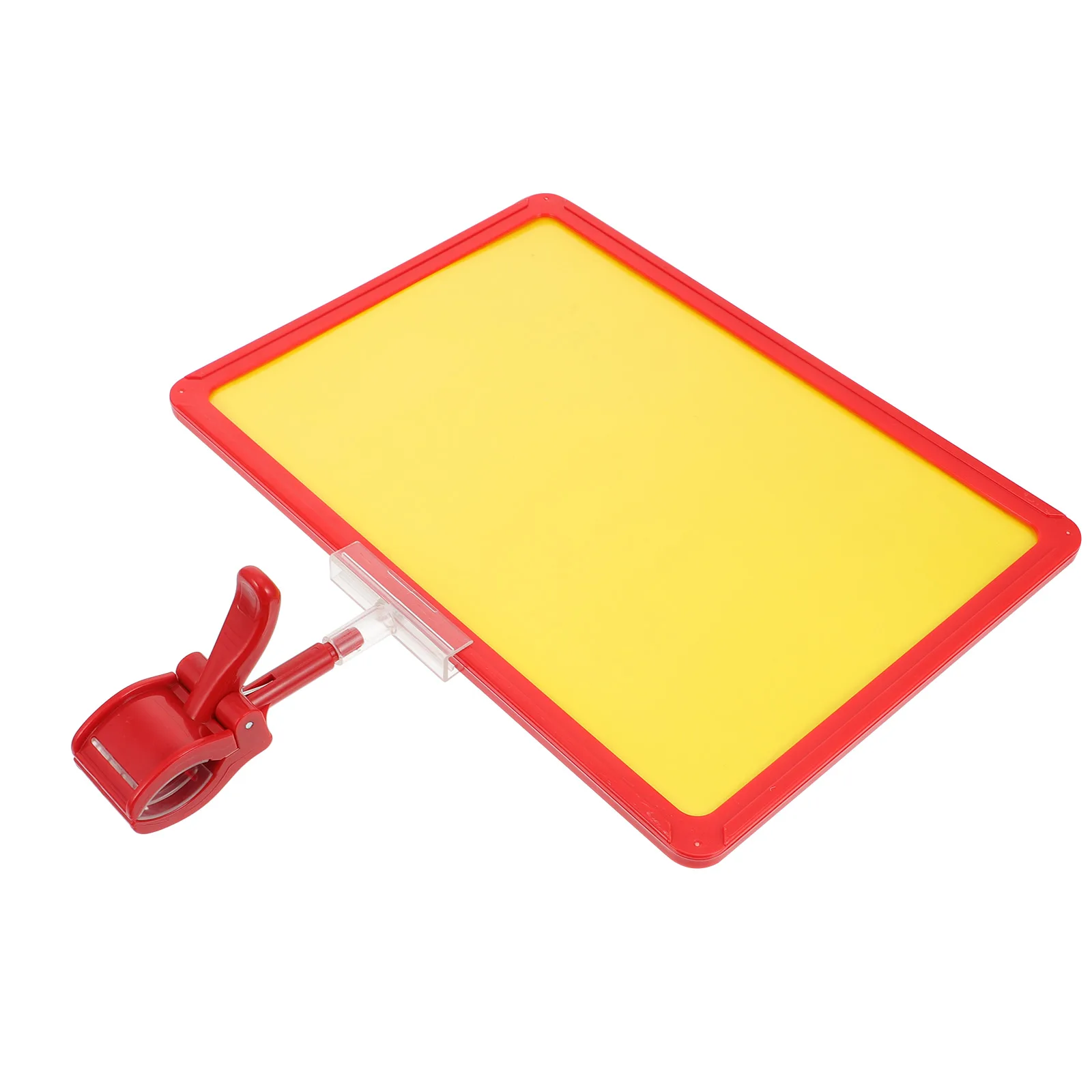 1 Set A4 Price Tag Board Clip Supermarket Merchandise Display Abs Material Reusable Promotional Sign Commodity