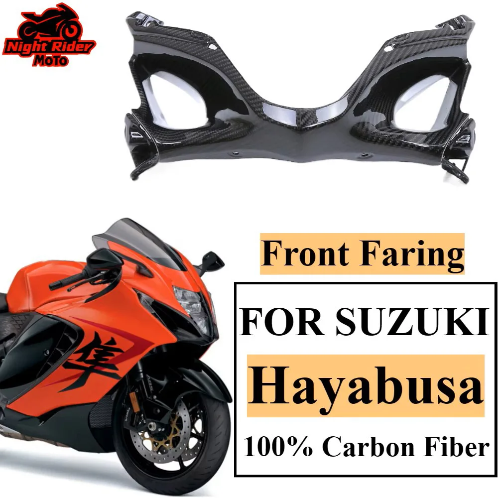 

For SUZUKI Hayabusa 2022 2023 2024 2025+ 100% pure 3K Carbon Fiber Front Faring fender Motorcycle Modification Accessory,