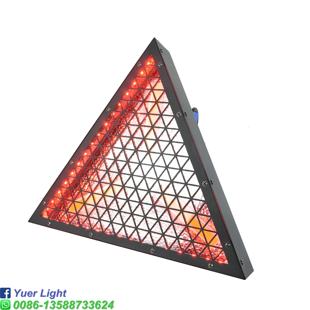 Luz de palco multifuncional, potência de 200W, COB e RGB LED, controlo DMX512, ideal para eventos e espetáculos, performances de palco