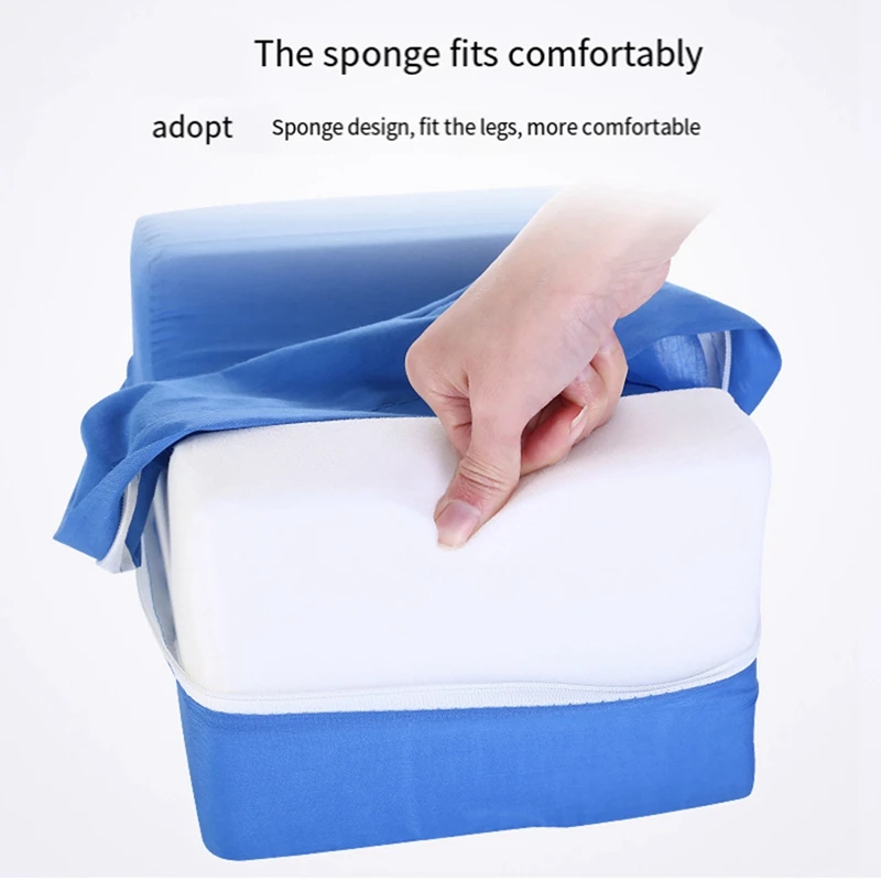 Leg Pillow Positioning Body Pillows Sleeping Bolster Under Knee Pillow Orthopedic Posture Leg Cushion Pain Relief Brace