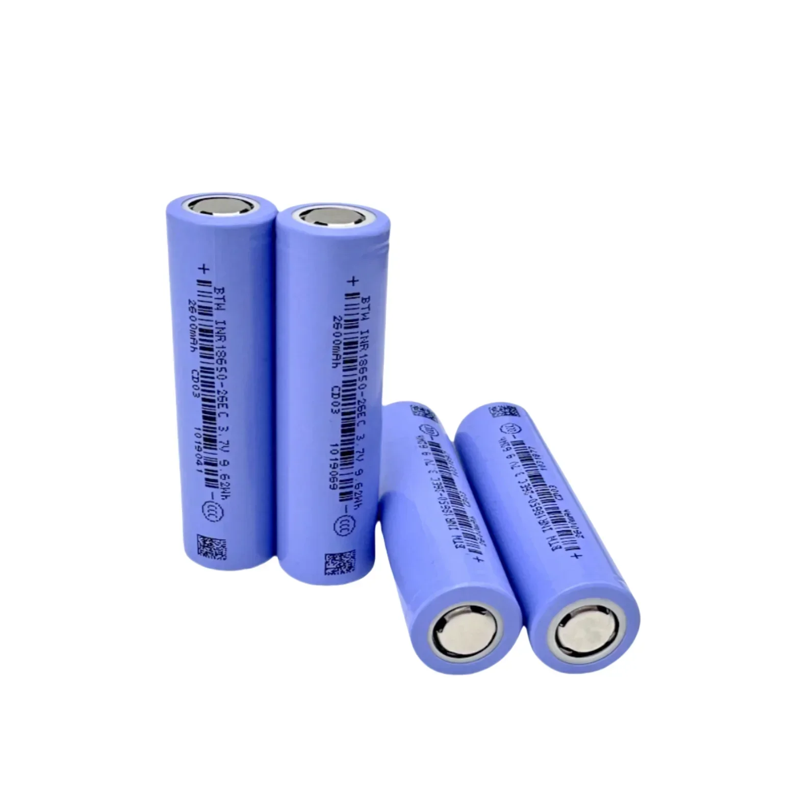 INR18650 26EC Li-ion bateria recarregável, 3.6V, 2600mAh, rechargeable batterySuitable for clock remote control batteries