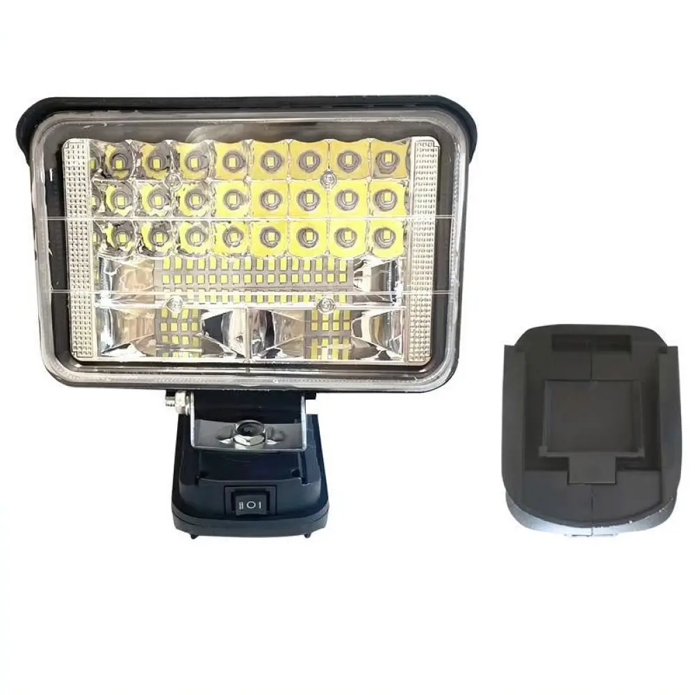 Adjustable Beam LED Work Light For Makita Dayi Battery Multi Function Camping Lantern Emergency Patrol Hiking Inspection