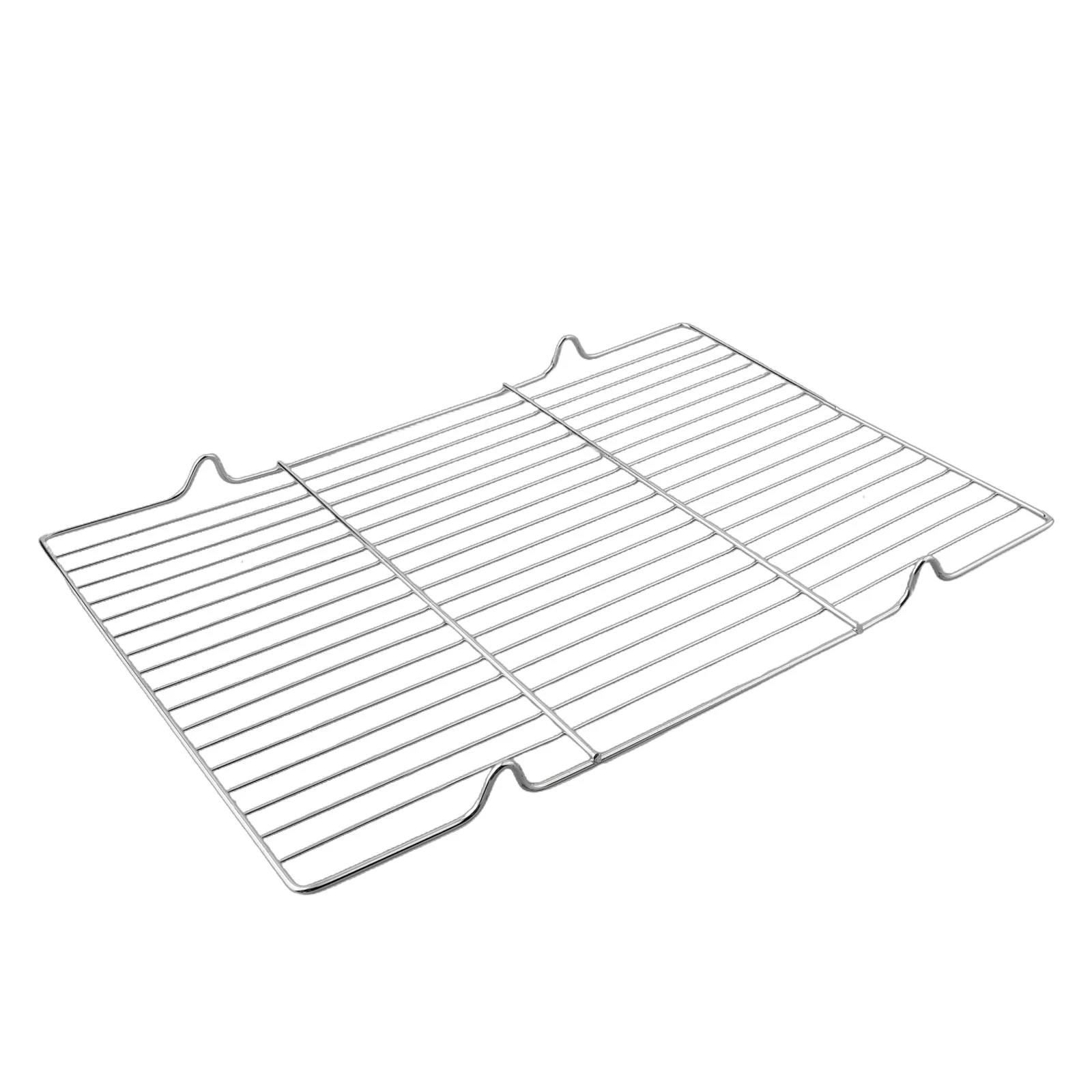 Estera de acero inoxidable con forma de rejilla, parrilla rectangular, red de malla para asar, accesorios de cocina al aire libre, herramientas para barbacoa