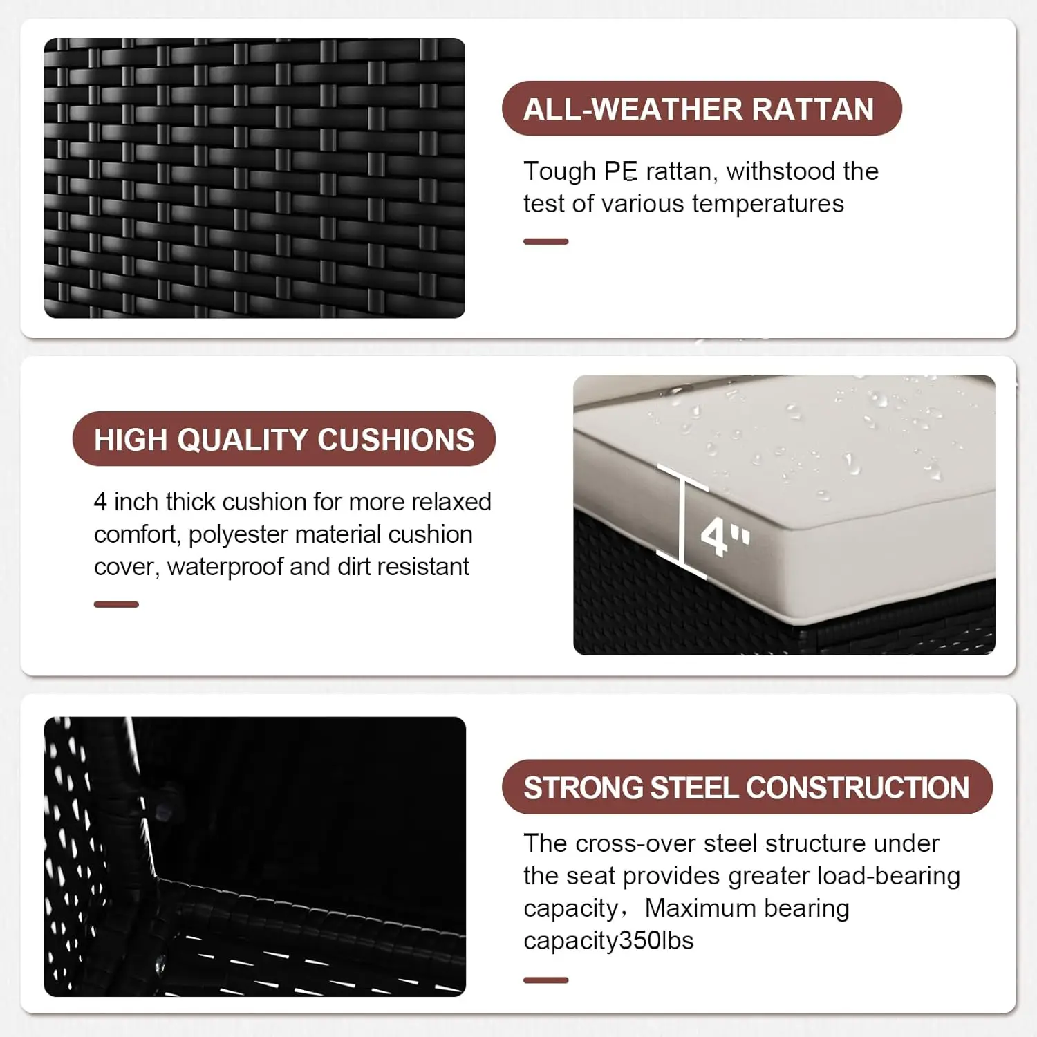 Thumbnail 4 - #9 Cheap Rattan Garden Sofa Sets Worth Buying