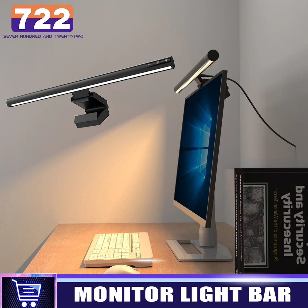 42CM Led Monitor Light Bar Computer Lamp Reading Light Screen Hanging Desk Light Stepless Dimming Monitor For Bedroom Study Room