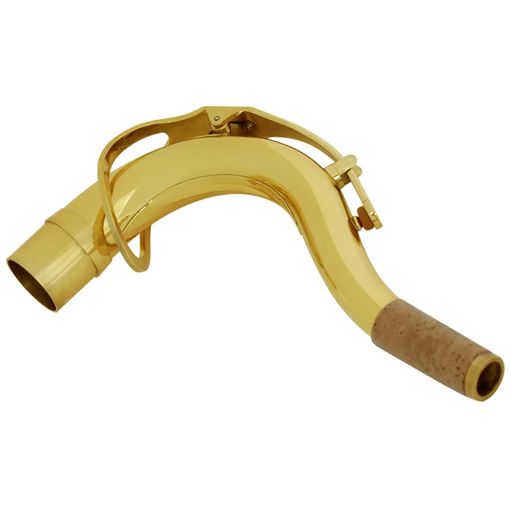 

Saxophone Neck Tube Replacement Golden Silver Plated Brass Musical Wind Instruments