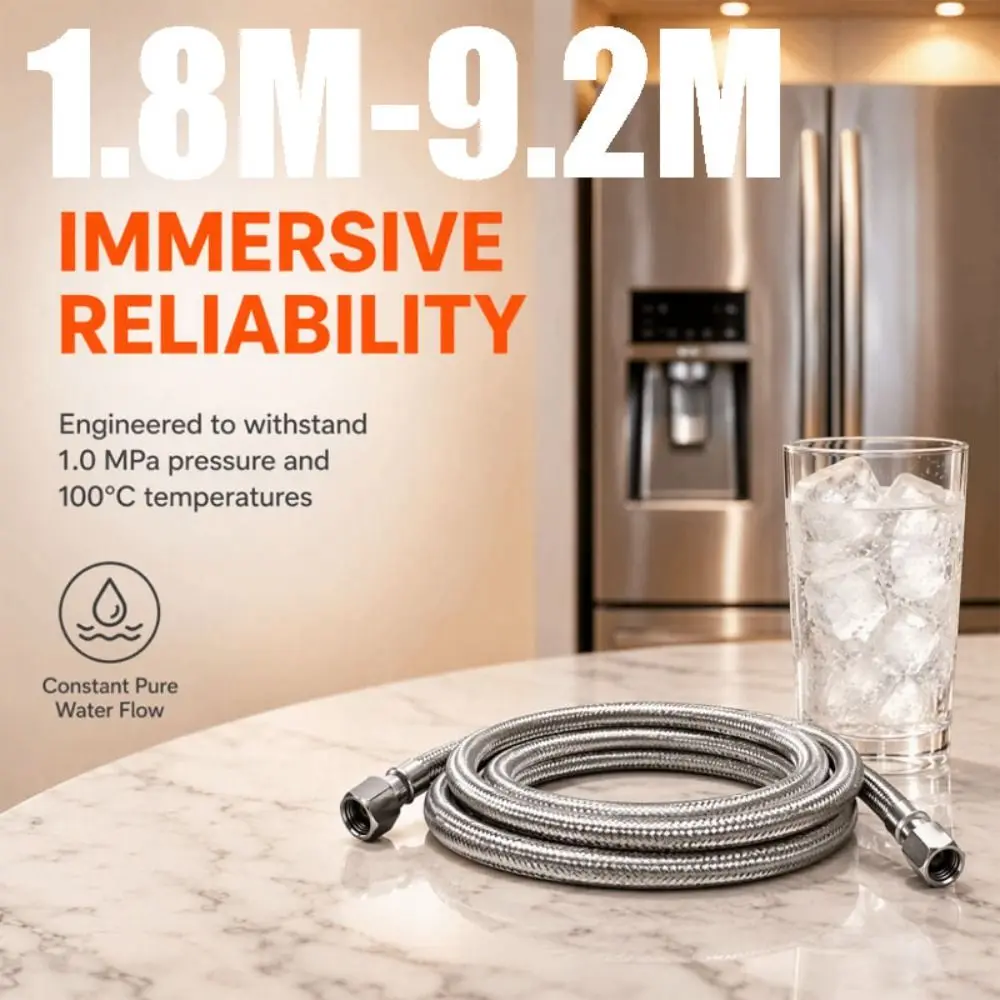 1.8M-9.2M Ice Maker Hose 1/4