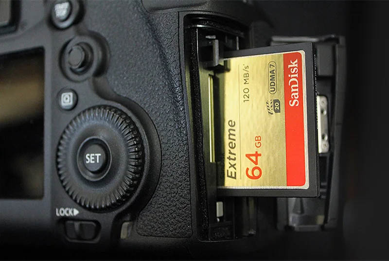SanDisk 32GB 64GB 128GB Extreme CompactFlash Memory Card 120MB/s Read 85MB/s Write UDMA 7 VPG-20 Full HD 1080p