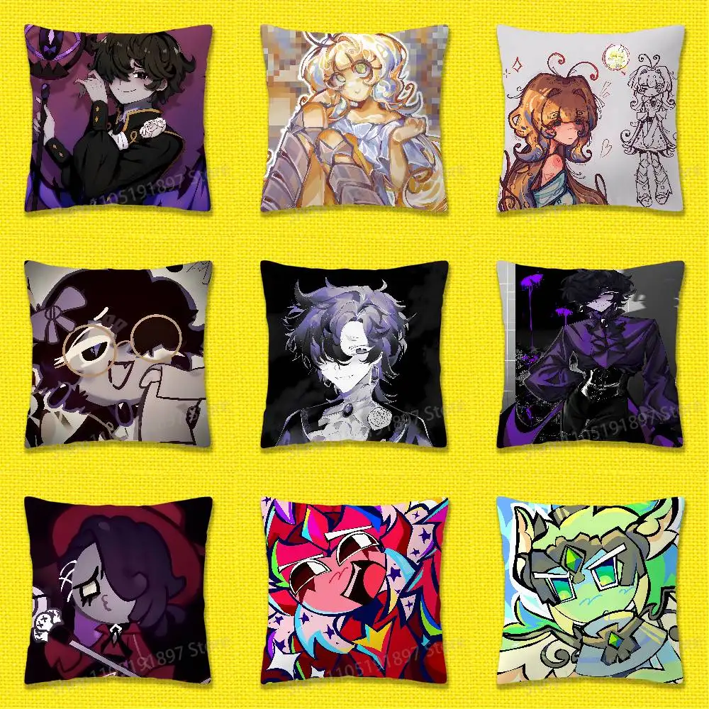 

Black Sapphire Sugarfly C-Cookie Run Throw Pillow Case For 50x50cm 40x40cm 45x45cm 30x30cm Square Bedroom Pillowcase Cover