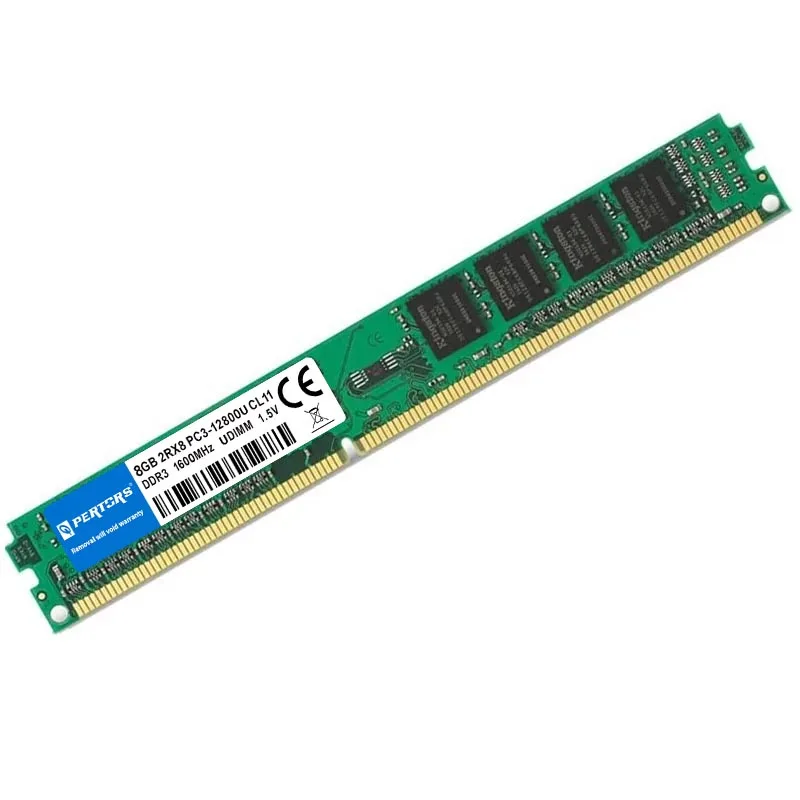 

DDR3 8GB RAM 1600Mhz PC3-12800 DIMM Desktop RAM 240 Pins 1.5V NON ECC 2RX8 Compatible with both Intel and AMD