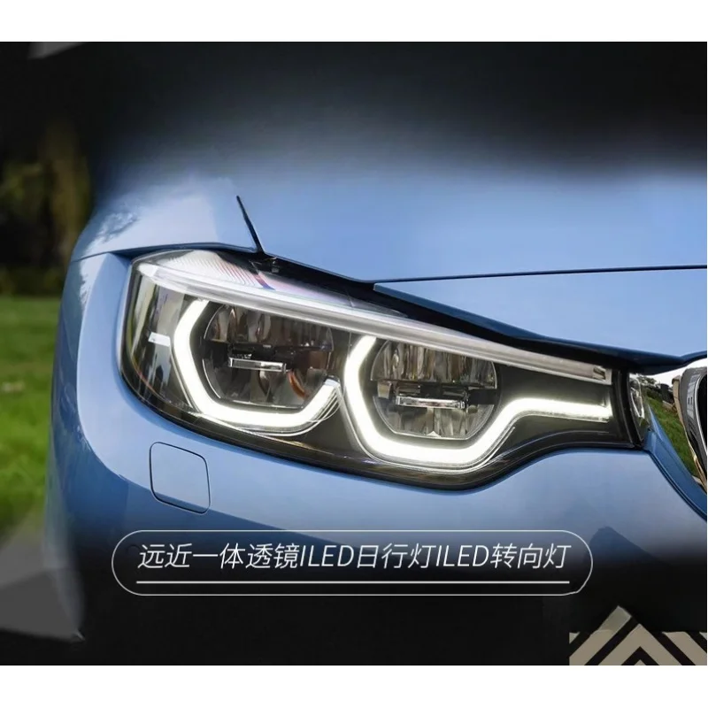 

Suitable for BMW 4 Series 14-19 Headlight M4 Modified GTS Spoon LED Daytime Running Light Turn Signal Assembly