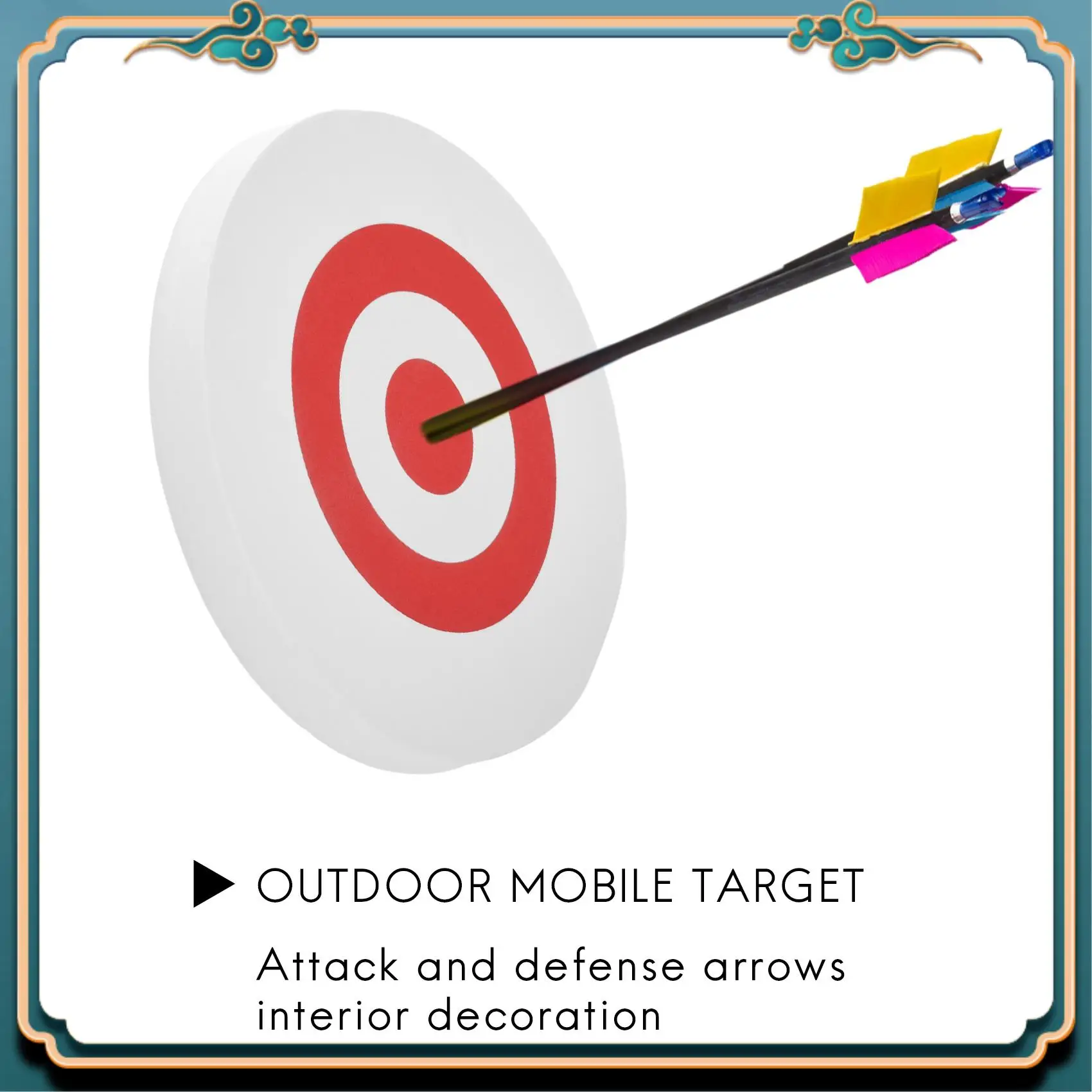 ABMV-25 X 3Cm Archery Eva Foam Target Self Healing Bow Moving Hunting Practice