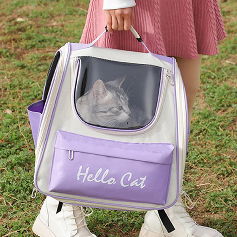 

Pet backpack, space capsule, cat bag, breathable large space, shoulder dog bag, portable foldable backpack, pet supplies