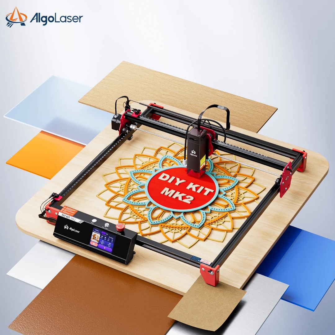 

AlgoLaser DIY KIT MK2 10W Touch Screen 400X850MM Large Area Woodworking for Wood Metal Crafting Customized Gift Batch Production