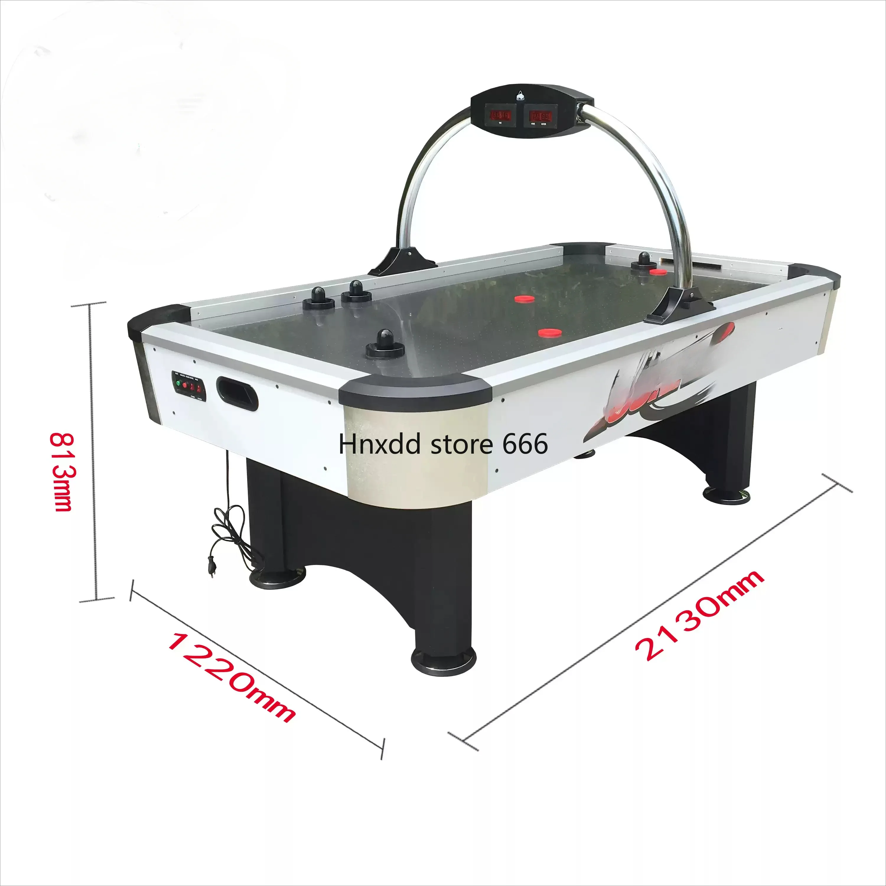 Adult Standard Table Ice Hockey Stainless Steel Desktop Ice Hockey Machine Coin Type