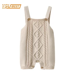 Newborn Baby Girls Boys Sleeveless Knit Rompers Spring Infant Jumpsuit Kids Baby Girls Boys Rompers Clothes