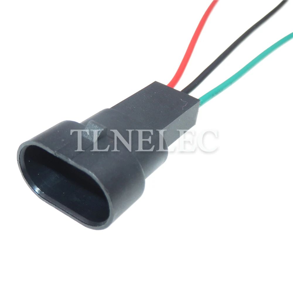 3 Pin sposób Auto niezamkniętych szczelnie złącze z przewodów do samochodów mężczyzna kobieta kable w wiązce gniazda 12162280 12162182 12162185