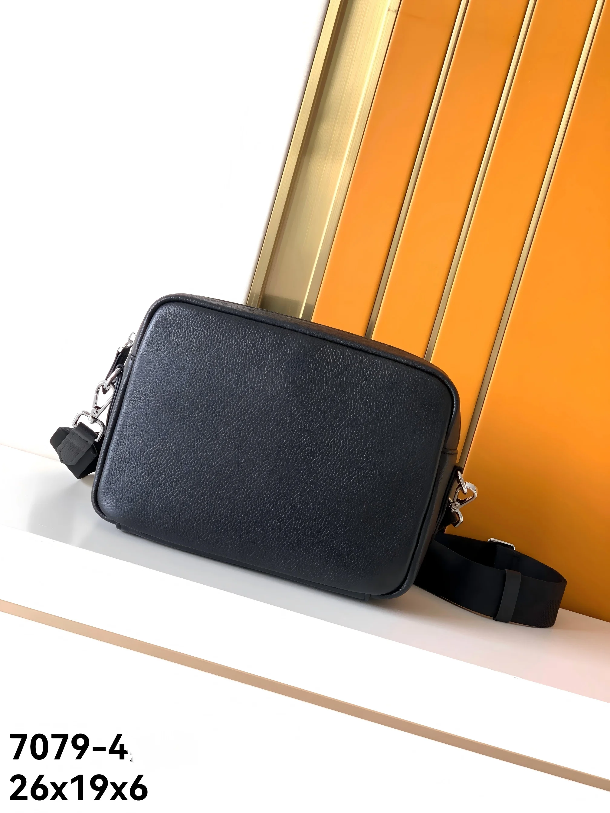 

Bag Italian Calfskin Leather Crossbody Bag, Super Soft Hand Feel, Full Leather Interior Divider