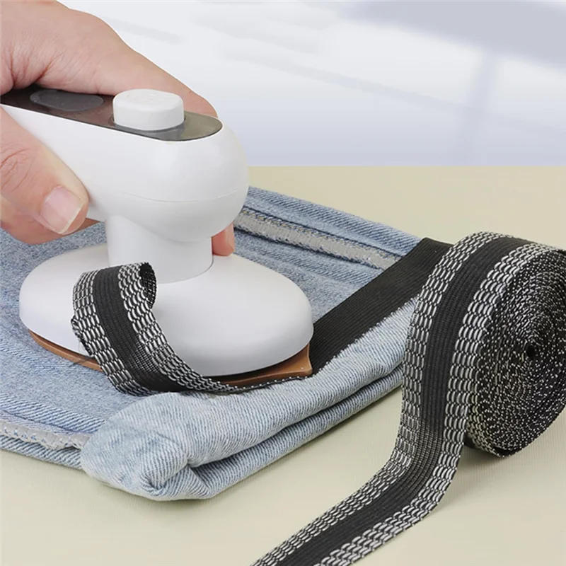 AT02-Iron-On Instant Hem Tape 11 Yard 3 Color, Permanent No Sew Hemming Tape, Washable Hem Adhesive Tape, Hem Fabric Tape
