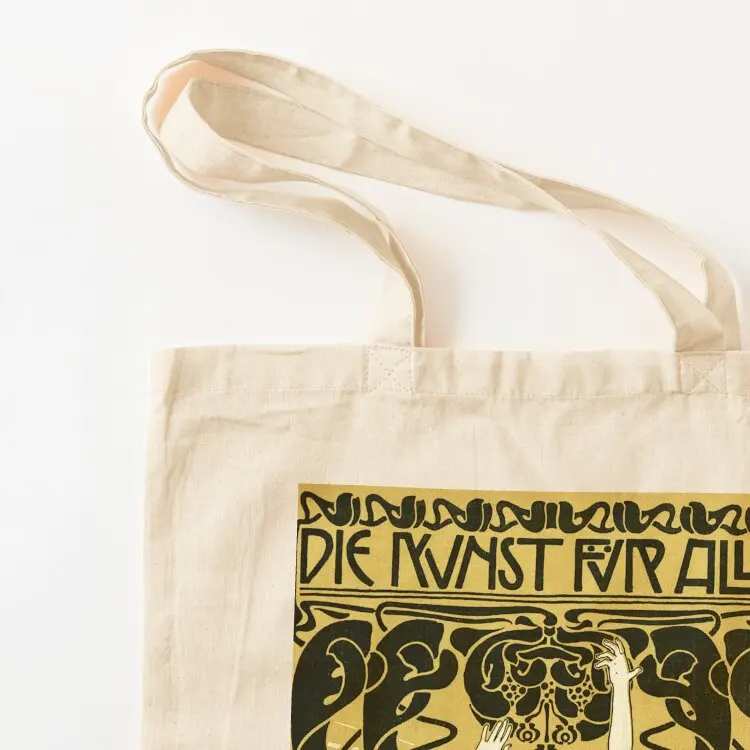 Art Nouveau Vintage Poster by Koloman Moser Tote Bag tote bag woman large tote bag Canvas for women female