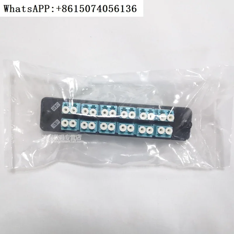 

CommScope AMP Amp 24-Core LC Duplex Coupler EK5808-001 Multimode fiber optic adapter 10 Gigabit Flange Head