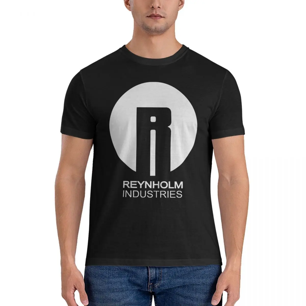 Reynholm Industries Men's T Shirts The I-T Crowd Fashion Tee Shirt Short Sleeve Crew Neck T-Shirt Cotton Gift Idea Tops