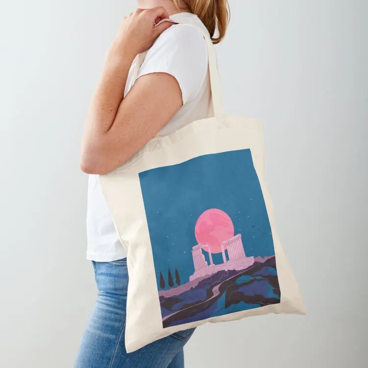 

Temple of Poseidon at Sounion Tote Bag Big bag woman shopping bag bags woman 2025 Handbags