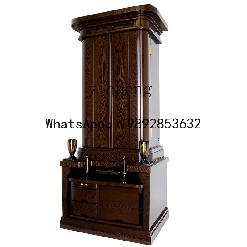 x1American Classical Household Buddha Cabinet Divine Table Household Tribute Table Buddha Terrace Incense Cabinet