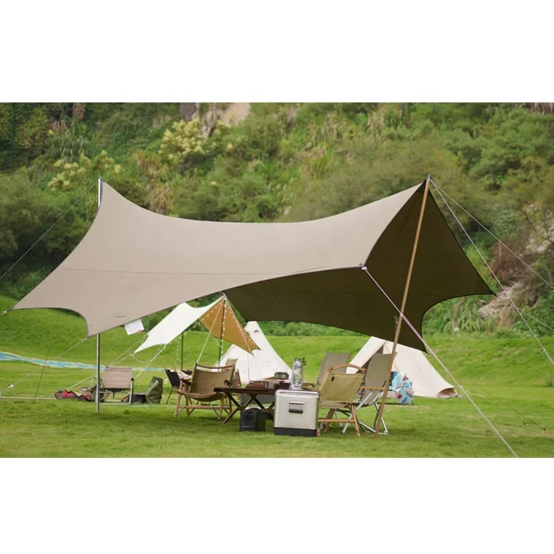 Outdoor Ultralight Hammock Waterproof  Rain Fly Sun Shade Shelter Tent For Family