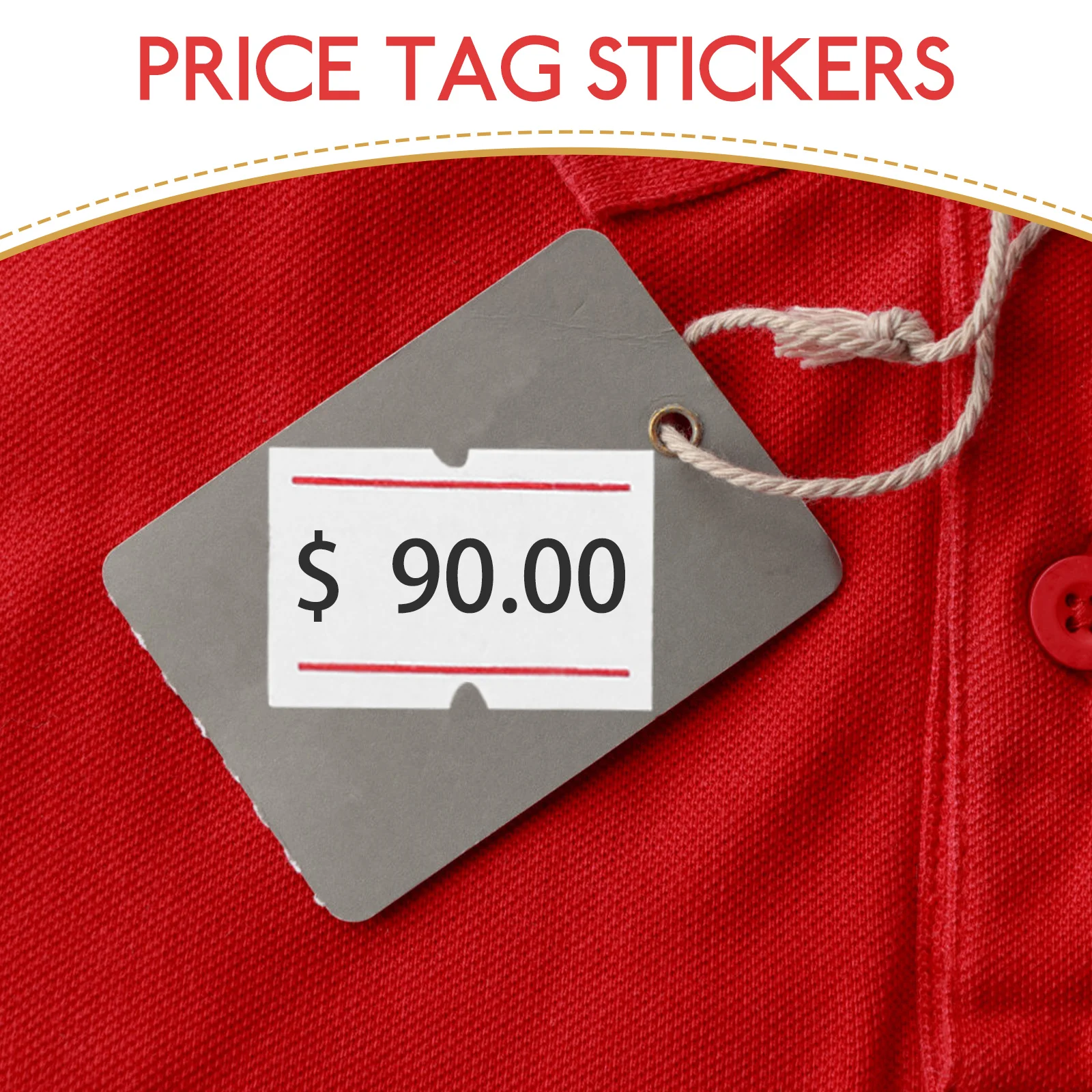 

10pcs 10 Rolls Price Paper Blank Labels Stickers Self Adhesive Marker Tags Shop Business Efficient Work Pricing