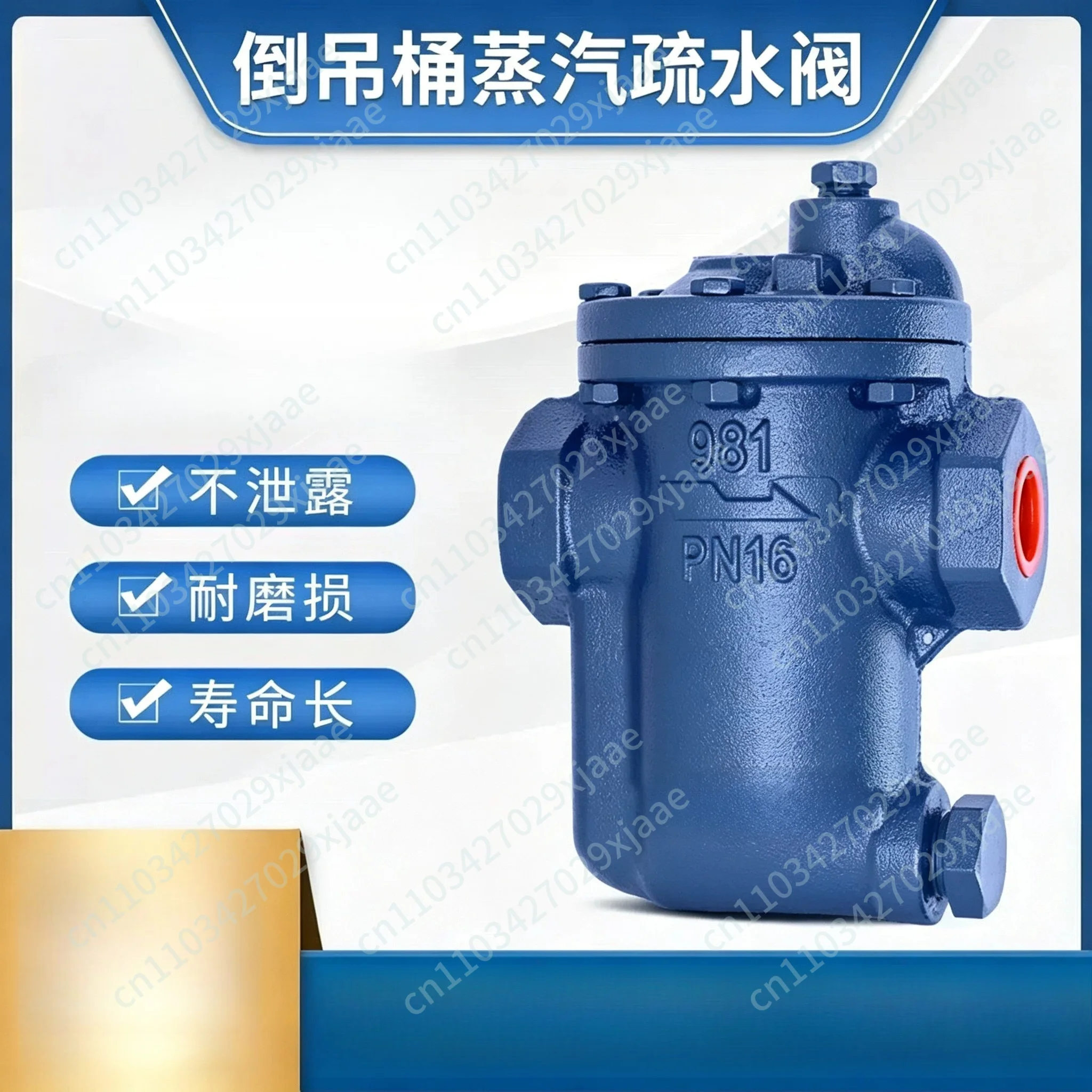 Inverted bucket steam trap 981 automatic drainage thread trap DN15 20 25