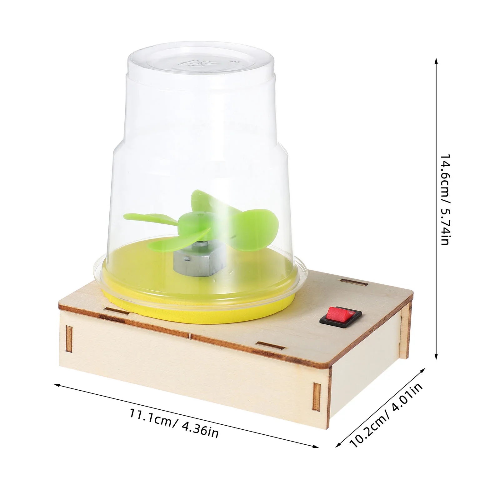 1 Set 1 Set Kit Simulasi Badai Pasir DIY STEM Percobaan Sains Pembuatan Model untuk Anak-anak Aktivitas Pembelajaran Fisika Set Kerajinan Tangan