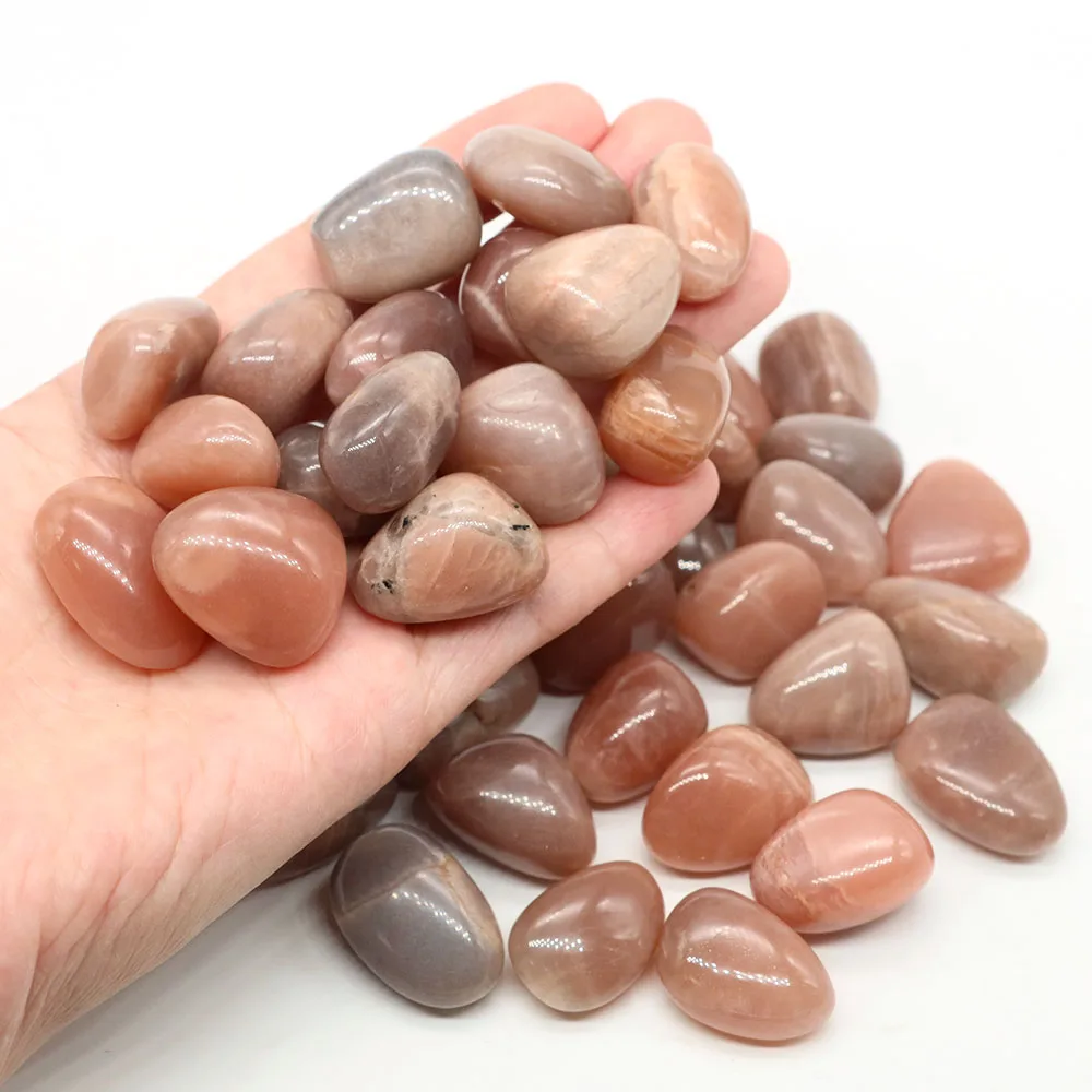Piedra lunar Natural, piedra caída, mineral a granel, espécimen de grava, cristal curativo energético, piedras preciosas Mineral Reiki, tanque de acuario, decoración del hogar